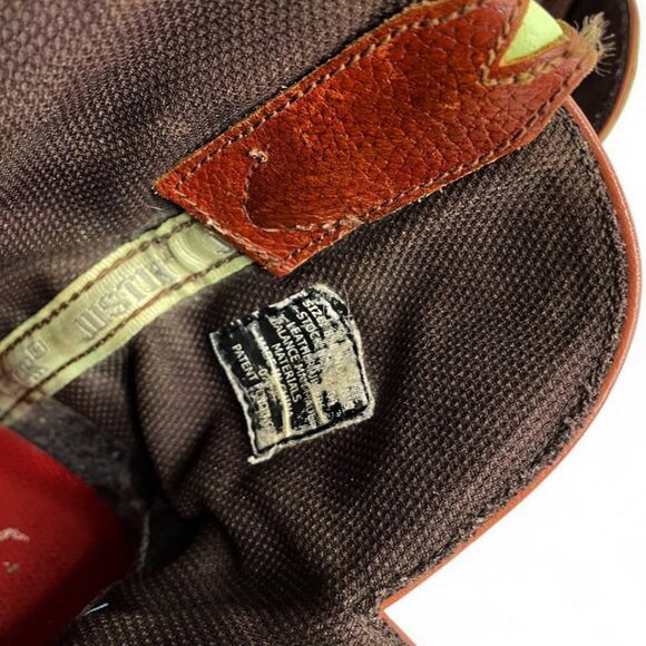 Justin Leather Lime Green Brown Roper Western Cowgirl Cowboy Boots Women's 8.5 B - Picture 11 of 14